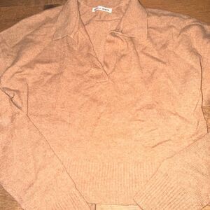 Reformation Warm Brown Knit Sweater